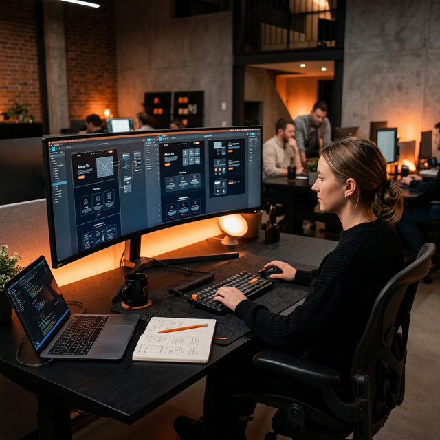 Claucel studio workspace